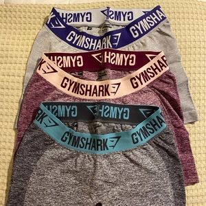 Gymshark short 4” bundle of 3 (medium)